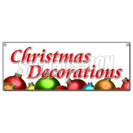SIGNMISSION CHRISTMAS DECORATIONS BANNER SIGN x-mas xmas trees decor wreaths santa holiday B-Christmas Decorations